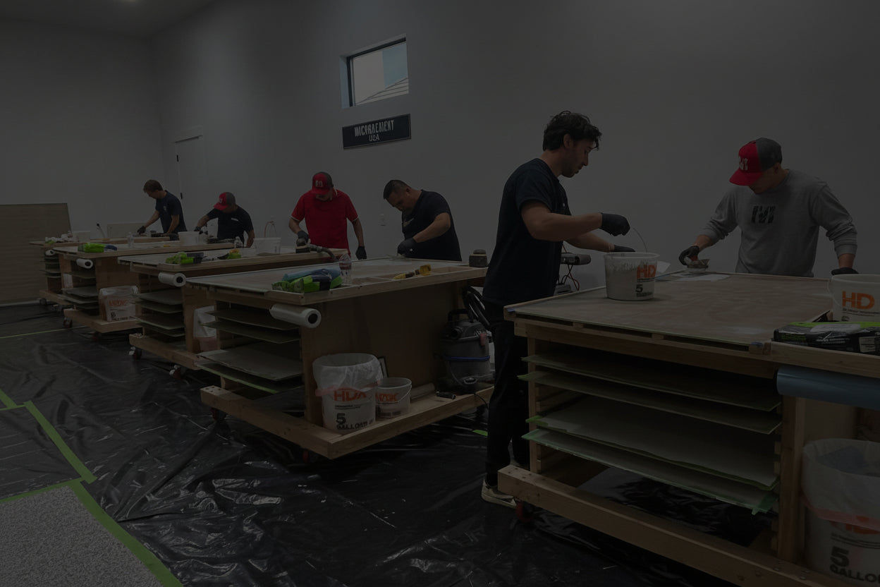 Microcement USA hands-on installer training workshop