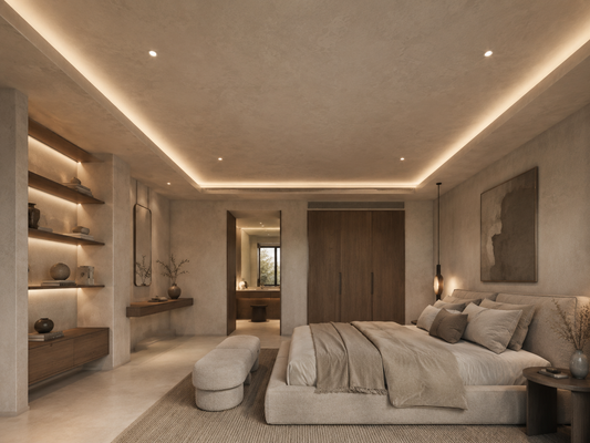 Microcement Bedroom