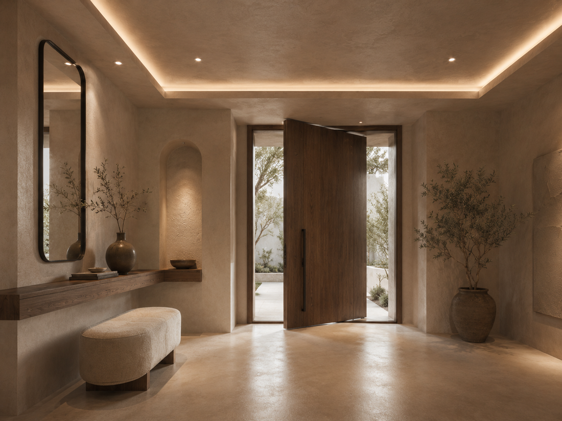 Microcement Entryway