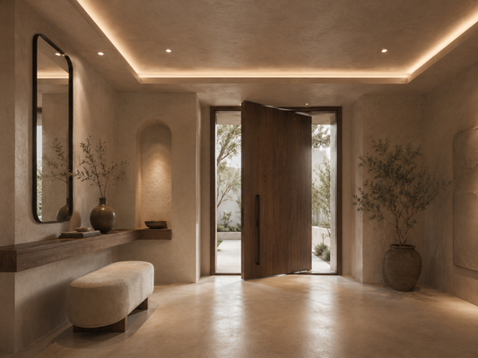 Microcement Entryway
