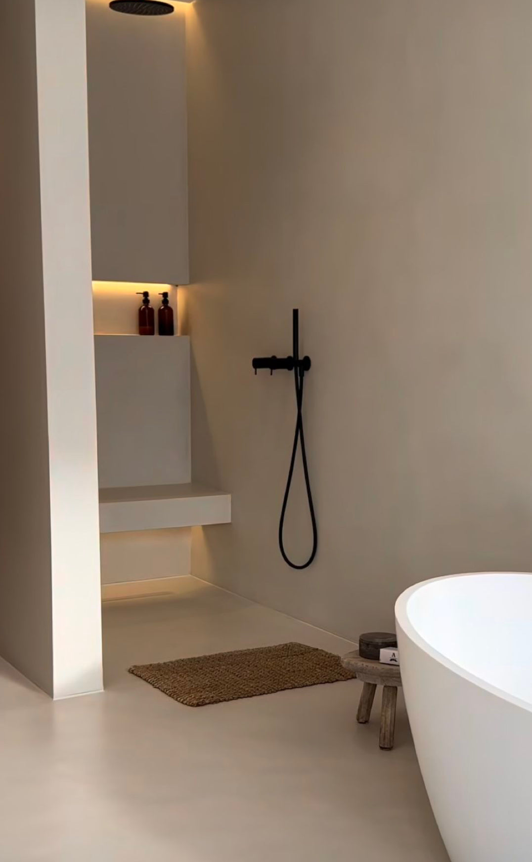 Microcement Shower