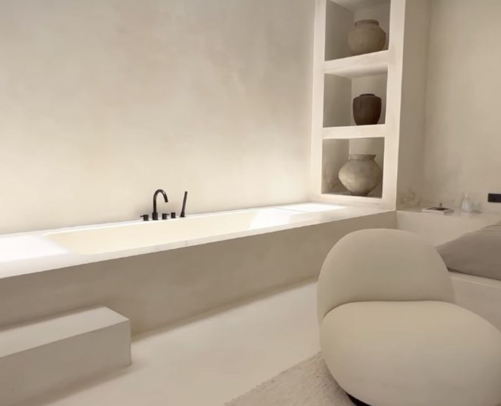 Microcement Bathtub