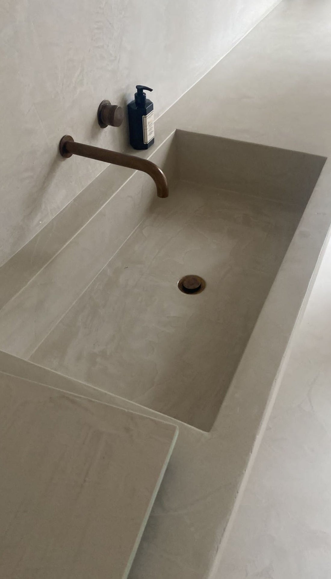 Microcement Sink