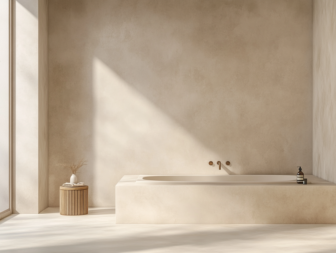 Modern Microcement Bathroom
