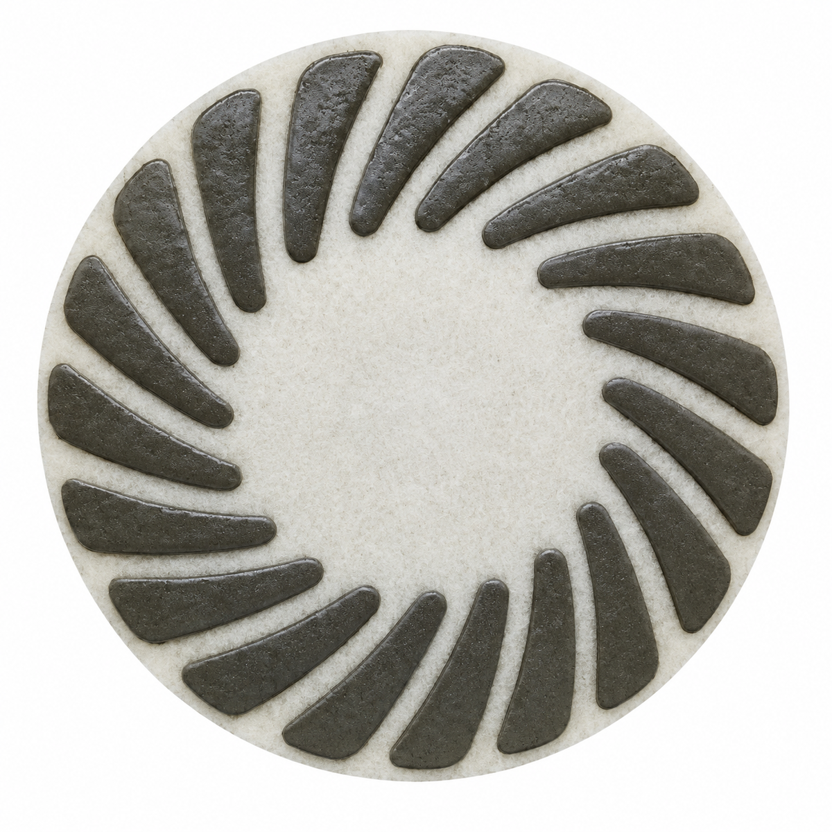 17 inch floor polishing pad abrasive face