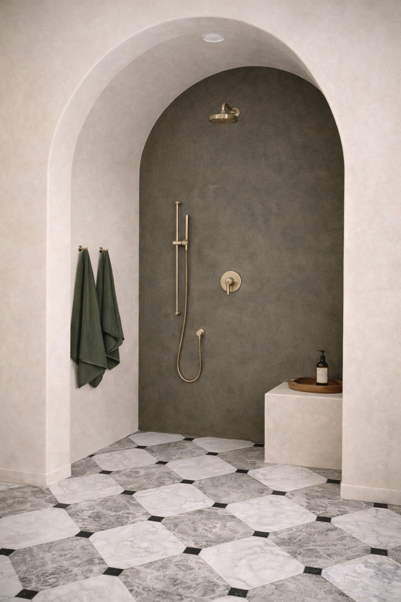 Microcement Shower