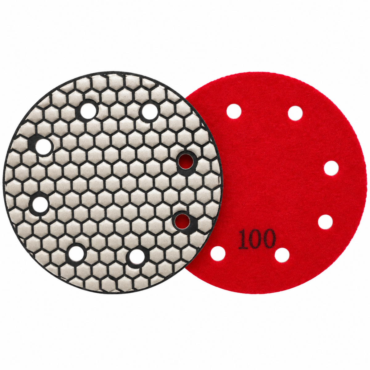 5 inch Festool-compatible diamond polishing pad 100 grit