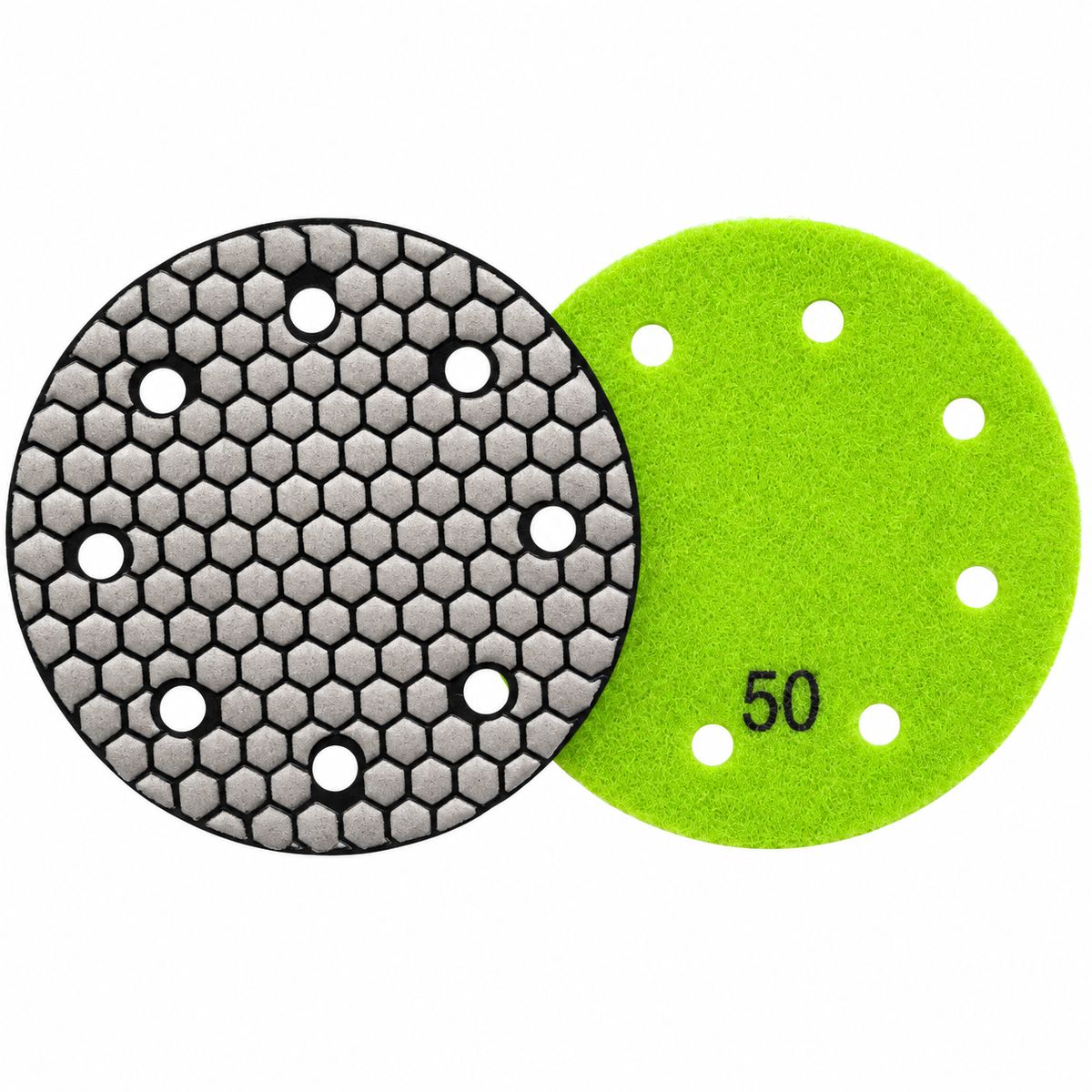 5 inch Festool-compatible diamond polishing pad 50 grit