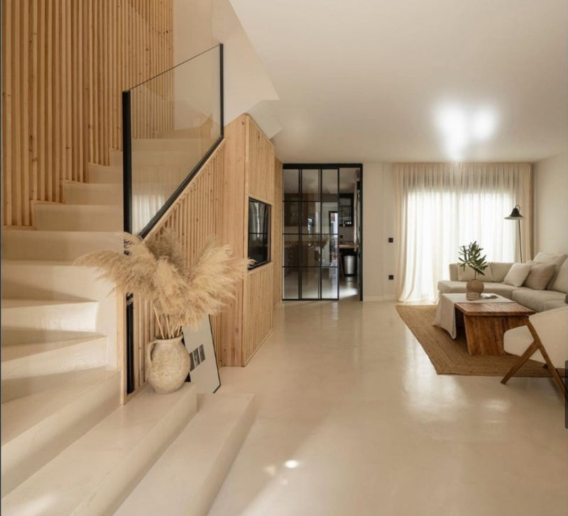 Microcement  Stairs and Floor