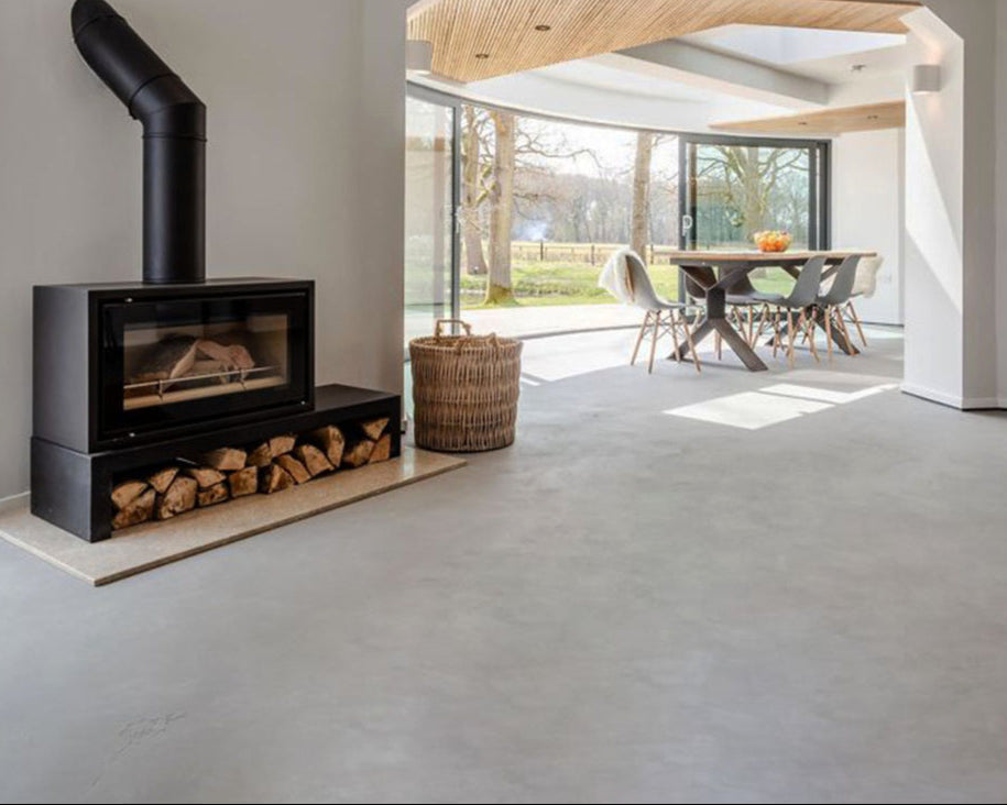 Microcement floor