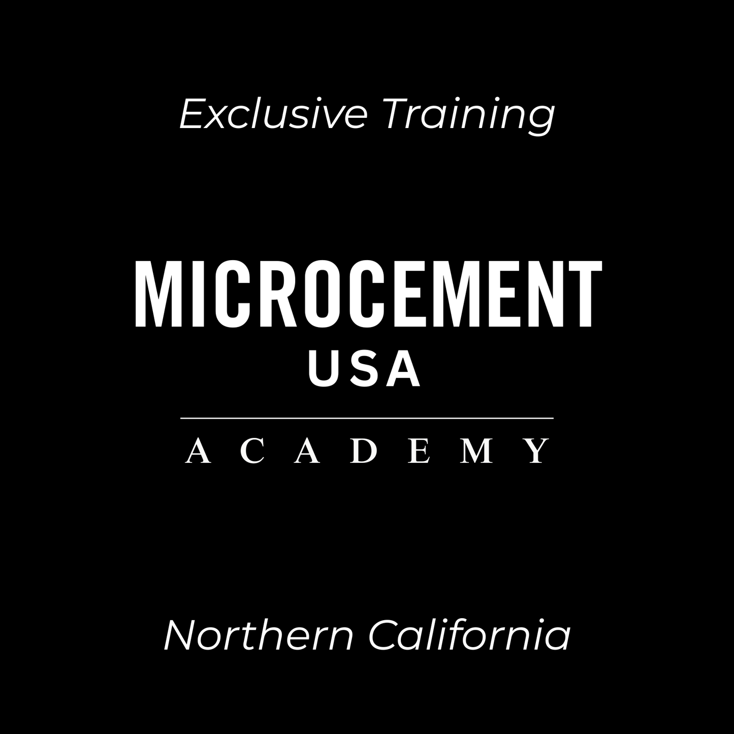 Invitation-Only Microcement Training