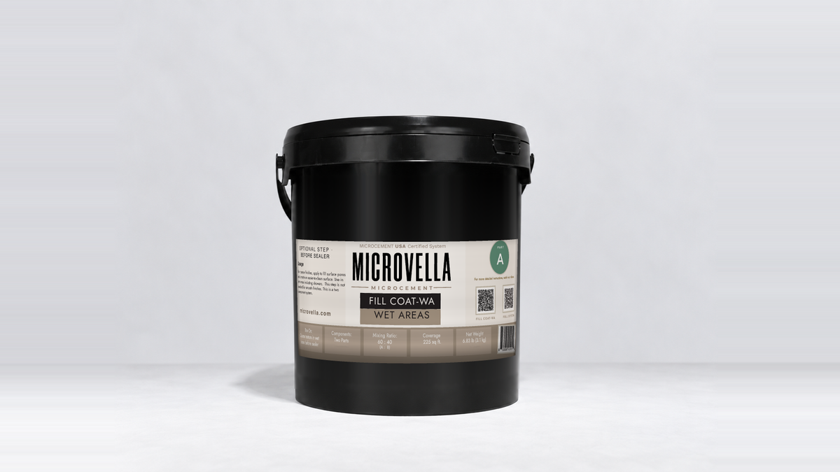 Microvella Fill Coat WA (Wet Areas) 11 lb two-part kit